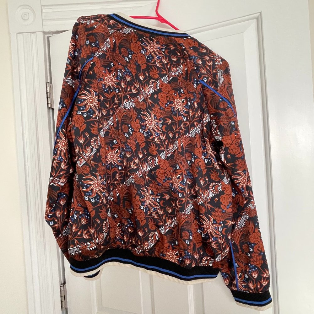 Scotch & Soda Safiya Burnt Orange Reversible Bomber Jacket